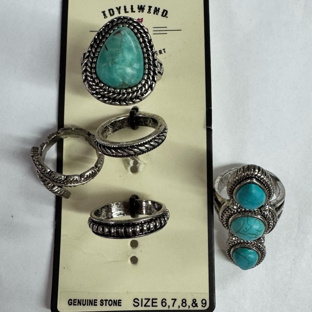 Idyllwind Silver and Blue Statement Ring